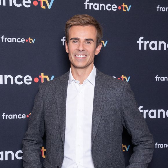 Jean-Baptiste Marteau assiste à la conférence de presse du Téléthon 2023 à France Télévision le 24 octobre 2024 à Paris, France. Photo by Nasser Berzane/ABACAPRESS.COM