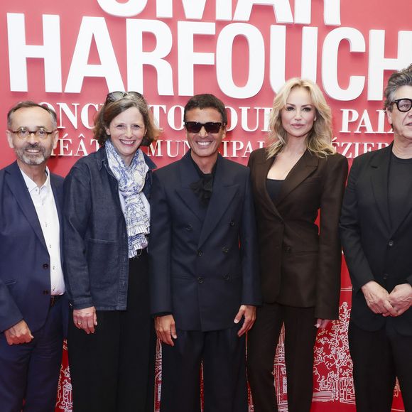 Exclusif - Robert Ménard et sa femme Emmanuelle, Adriana Karembeu et son compagnon Marc Lavoine, Omar Harfouch - Concerto pour la paix de Omar Harfouch au théâtre de Béziers le 8 mai 2025 © Jack Tribeca / Bestimage