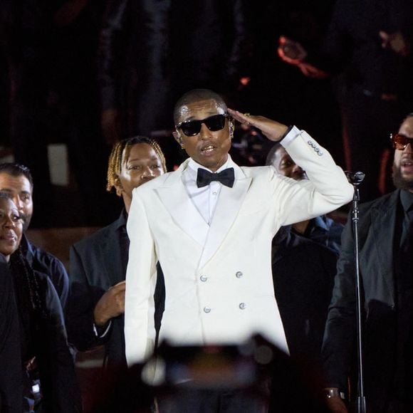 Pharrell Williams à la soirée concert "Grace for the World" au Vatican le 13 septembre 2025 ; un concert unique sur la place Saint-Pierre. Backgrid UK/ Bestimage