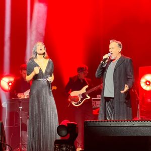 Hiba Tawaji et Florent Pagny - Concert unique de Hiba Tawaji (la femme de I.Maalouf) à l'Olympia à Paris le 29 mai 2024.