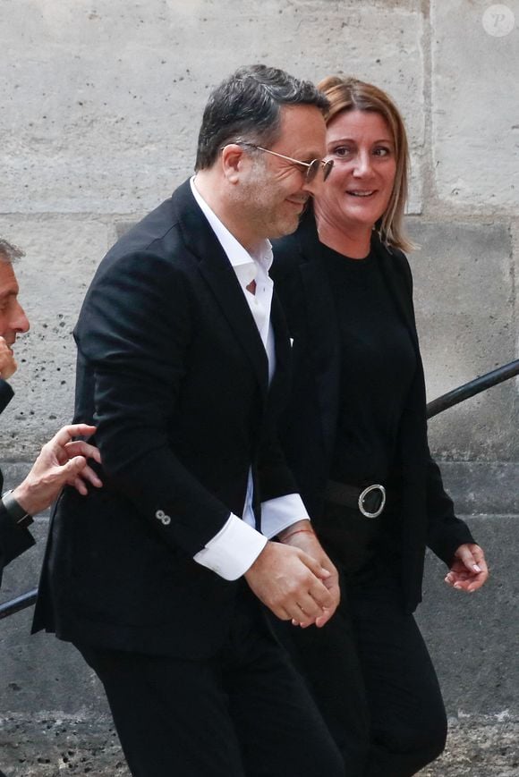 Arthur (Jacques Essebag) - Arrivées aux obsèques de Thierry Ardisson en l'église Saint-Roch de Paris, France, le 17 juillet 2025. © Clovis-Jacovides/Bestimage
