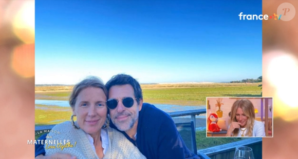 Agathe Lecaron surprise par son mari pour sa dernière dans "Les Maternelles"