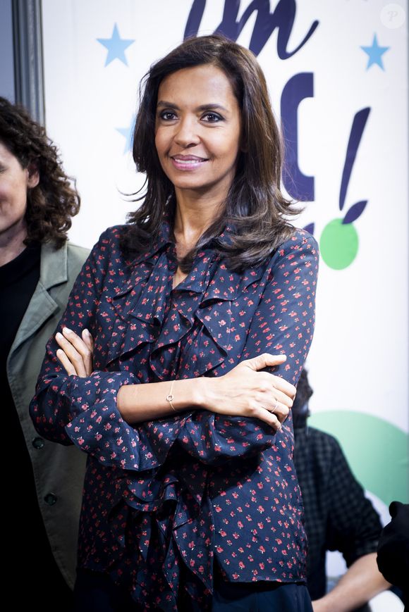 Karine Le Marchand (marraine de la CNDP (Commission nationale du débat public) et animatrice de l'émission "L'amour est dans le pré") au 57e salon International de l'Agriculture au parc des expositions de la porte de Versailles à Paris, France, le 23 février 2020. © Jean-Baptiste Autissier/Panoramic/Bestimage