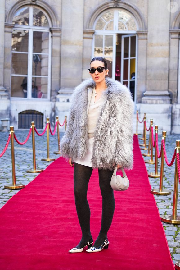 Ludovica Ragazzo au défilé La Rose Vivier à la Fashion Week de Paris le 6 mars 2025 © Lucia Sabatelli / Bestimage