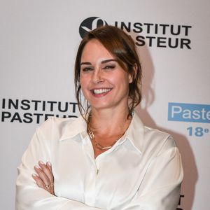 L'actrice et animatrice française Julia Vignali pose pour un photo-call lors de la 18e édition du Pasteurdon, la campagne annuelle de collecte de fonds de l'Institut Pasteur, à l'Institut Pasteur à Paris, le 9 octobre 2024. Photo by Firas Abdullah/ABACAPRESS.COM