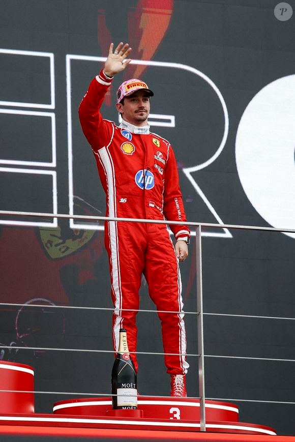 LECLERC Charles (mco), Scuderia Ferrari SF-26, portrait podium lors du Grand Prix de Formule 1 du Japon 2026, 3ème manche du Championnat du Monde de Formule 1 2026 du 27 au 29 mars 2026 sur le circuit de Suzuka, à Suzuka, Japon -