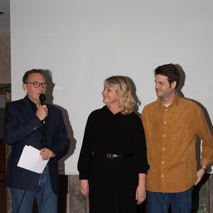Exclusif - Luana Belmondo et son fils et Alessandro - Avant-première du documentaire "Belmondo, l'Italie en héritage" à la Maison de l'Italie à Paris. Le 18 mars 2024
© Sam Delpech / Bestimage