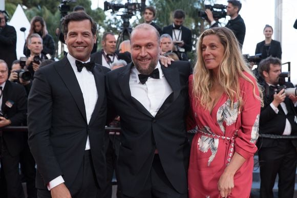 Laurent Lafitte, François Damiens et sa compagne - Montée des marches du film « Le Grand Bain » lors du 71ème Festival International du Film de Cannes. Le 13 mai 2018 
© Borde-Jacovides-Moreau/Bestimage