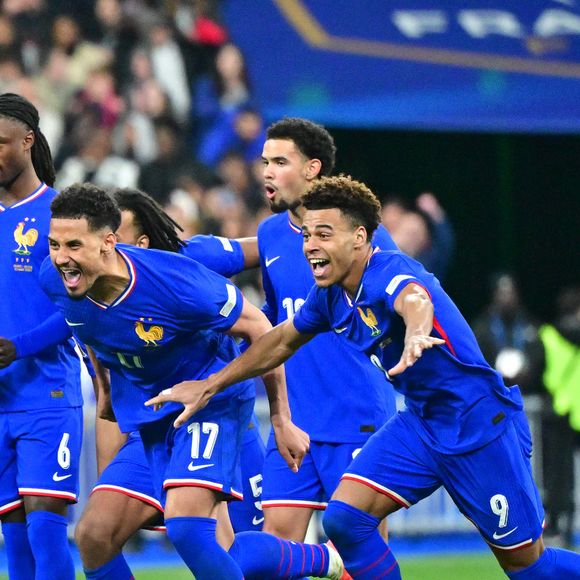 Equipe de France (Les Bleus) - Quart de finale de la Ligue des Nations de l'UEFA 2025 "France - Croatie (2-0 / tab 5-4)" au Stade de France à Saint-Denis, le 23 mars 2025.
© Christian Liewig/Bestimage