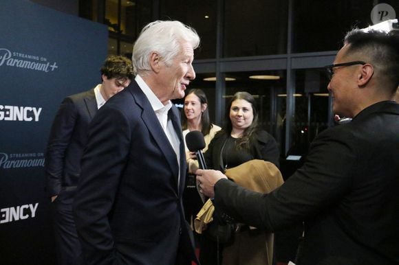 Richard Gere, lors de la première new-yorkaise de The Agency, organisée par Paramount+ et Showtime au Museum of Modern Art de New York, le 21 novembre 2024.