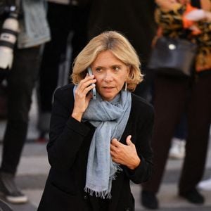 Valérie Pecresse arrive à la cérémonie d'enterrement de l'actrice italo-française Claudia Cardinale à l'église Saint-Roch à Paris, France, le 30 septembre 2025. Claudia Cardinale, décédée le 23 septembre à l'âge de 87 ans, a eu une carrière longue de six décennies et a été dirigée par de grands acteurs tels que Federico Fellini et Luchino Visconti. Photo par Raphael Lafargue/ABACAPRESS.COM