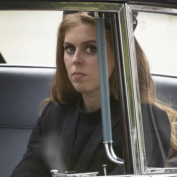 La princesse Eugenie d’York - Sorties du service funéraire à l'Abbaye de Westminster pour les funérailles d'Etat de la reine Elizabeth II d'Angleterre, à Londres, Royaume Uni, le 19 septembre 2022/. © Photoshot/Panoramic/Bestimage