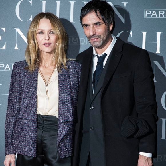 Vanessa Paradis et son compagnon Samuel Benchetrit lors de l'avant-première du film "Chien" au cinéma MK2 Bibliothèque à Paris, France, le 5 mars 2018.

© Olivier Borde/Bestimage