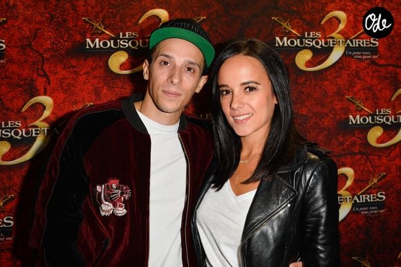 Alizée et son mari Grégoire Lyonnet à la générale de la comédie musicale "Les 3 Mousquetaires" au Palais des Sports à Paris le 7 octobre 2016. © Coadic Guirec - Cyril Moreau / Bestimage