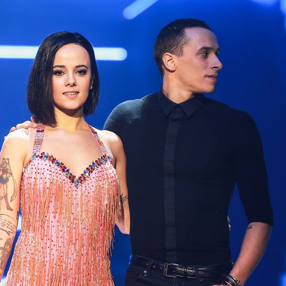 Exclusif - Alizée et Grégoire Lyonnet - Tournée "Danse avec les stars" au Zénith de Lille, le 16 janvier 2015.