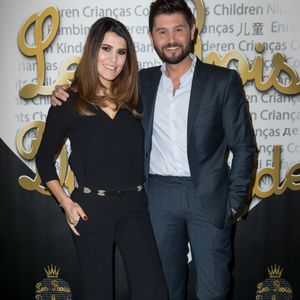 Exclusif - Karine Ferri et Christophe Beaugrand - 7ème gala de l'association "Les Rois du Monde" avec un plateau d'artistes et une vente aux enchères au profit des enfants défavorisés, orphelins et hospitalisés, suivi d'une soirée dansante à la Salle Wagram à Paris, le 18 février 2019. © Cyril Moreau/Bestimage