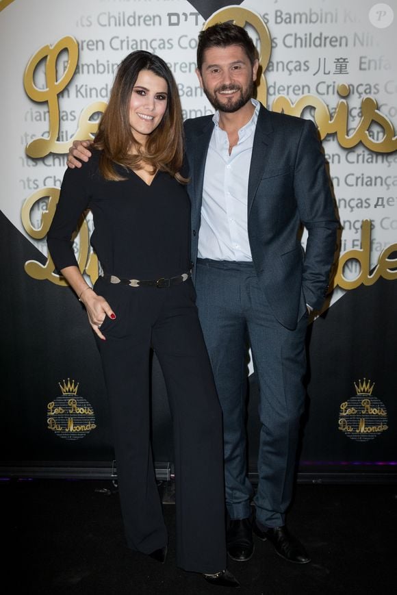Exclusif - Karine Ferri et Christophe Beaugrand - 7ème gala de l'association "Les Rois du Monde" avec un plateau d'artistes et une vente aux enchères au profit des enfants défavorisés, orphelins et hospitalisés, suivi d'une soirée dansante à la Salle Wagram à Paris, le 18 février 2019. © Cyril Moreau/Bestimage