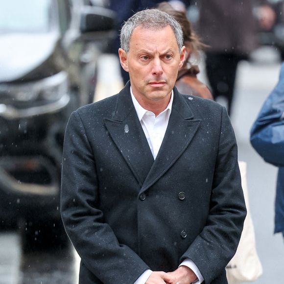 Marc-Olivier Fogiel - Obsèques de l'ancien ministre de la Culture Frédéric Mitterrand en l'Église Saint-Thomas d'Aquin à Paris. Le 26 mars 2024
© Moreau-Jacovides / Bestimage