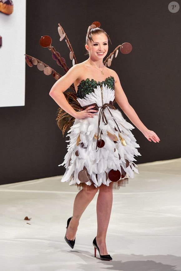 Marie Denigot lors du défilé Salon du Chocolat 2018 à Paris, France, le 30 octobre 2018 Photo ShootPix/Abaca