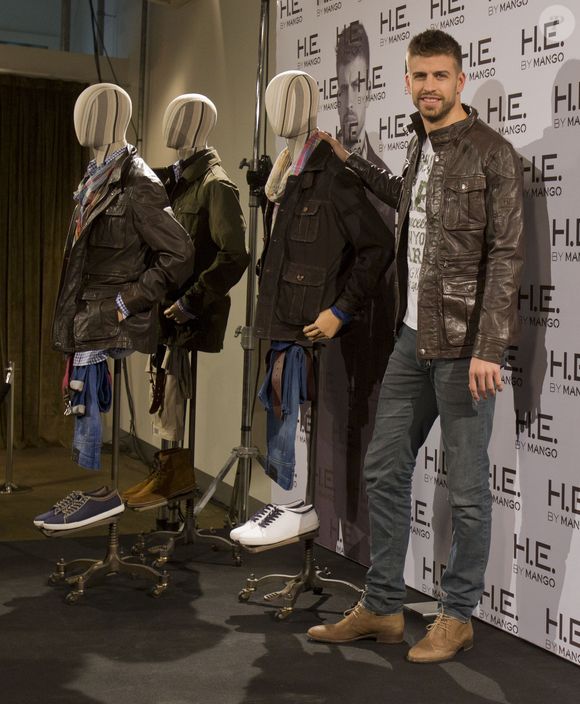 Conférence de presse à Barcelone de Gerard Piqué qui représente l'image de la marque Mango homme - 20/02/2012  © KADENA PRESS / BESTIMAGE
