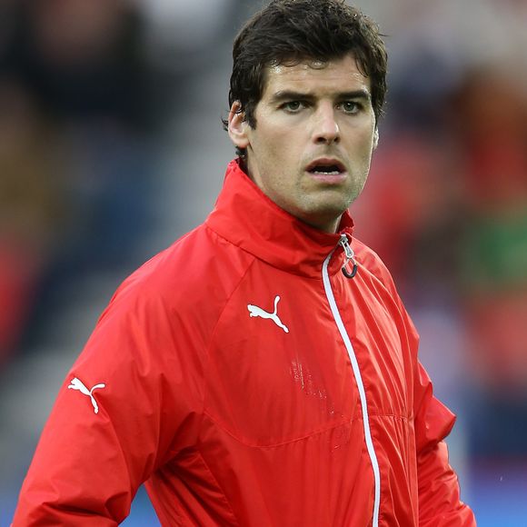 Yoann Gourcuff - People au match de football "PSG - Rennes" au Parc des Princes à Paris. Le 29 avril 2016
© Cyril Moreau / Bestimage