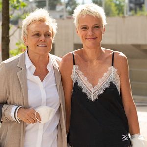 Muriel Robin et Anne Le Nen assistent aux Internationaux de France 2021 à Roland Garros le 6 juin 2021 à Paris, France. Photo by Laurent Zabulon/ABACAPRESS.COM