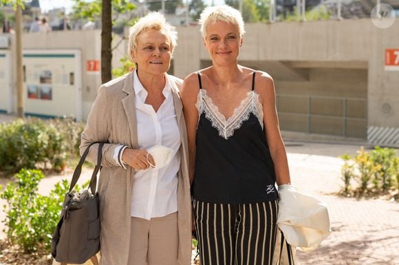 Muriel Robin et Anne Le Nen assistent aux Internationaux de France 2021 à Roland Garros le 6 juin 2021 à Paris, France. Photo by Laurent Zabulon/ABACAPRESS.COM