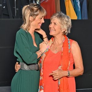 Mélanie Page et Véronique Jannot durant la 2ème soirée de la seconde édition des Théâtrales d'Eze avec Mélanie Page dans la pièce "Je m'appelle Georges" à l'oppidum du Col d'Eze, le 3 août 2024.
Photo par Bruno Bebert / Bestimage
