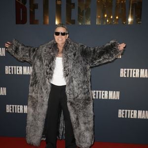 Robbie Williams était présent à Paris le vendredi 13 décembre 2024

Robbie Williams - Avant-première du film "Better Man" au Grand Rex à Paris. Le 13 décembre 2024
© Coadic Guirec / Bestimage