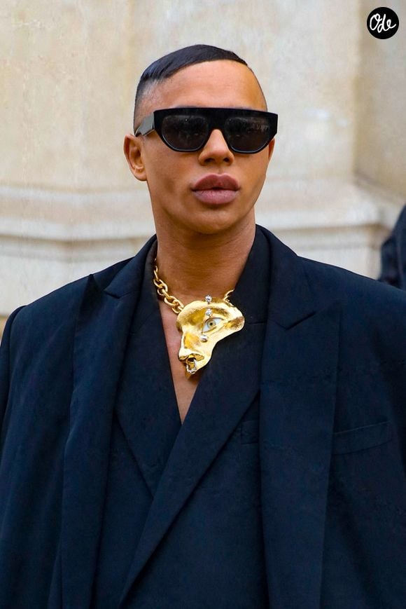 Olivier Rousteing - Arrivées au défilé de mode Haute-Couture "Schiaparelli" au Petit Palais lors de la fashion week de Paris le 23 janvier 2023.

© Christophe Clovis / Veeren / Bestimage