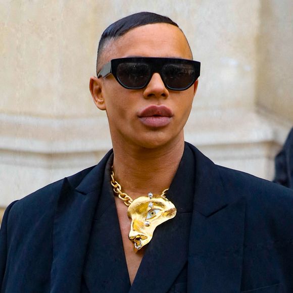 Olivier Rousteing - Arrivées au défilé de mode Haute-Couture "Schiaparelli" au Petit Palais lors de la fashion week de Paris le 23 janvier 2023.

© Christophe Clovis / Veeren / Bestimage