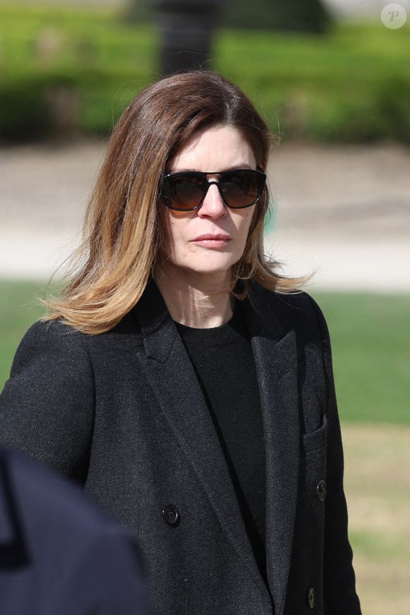 Chiara Mastroianni - Hommage national rendu à l'ancien Premier ministre français Lionel Jospin à l'Hôtel des Invalides à Paris le 26 mars 2026. Dominique Jacovides/Bestimage