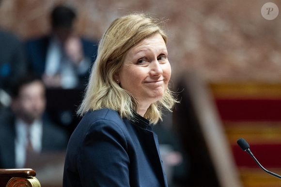 La présidente de l'Assemblée nationale française Yael Braun Pivet le 16 décembre 2024. Photo par Raphael Lafargue/ABACAPRESS.COM