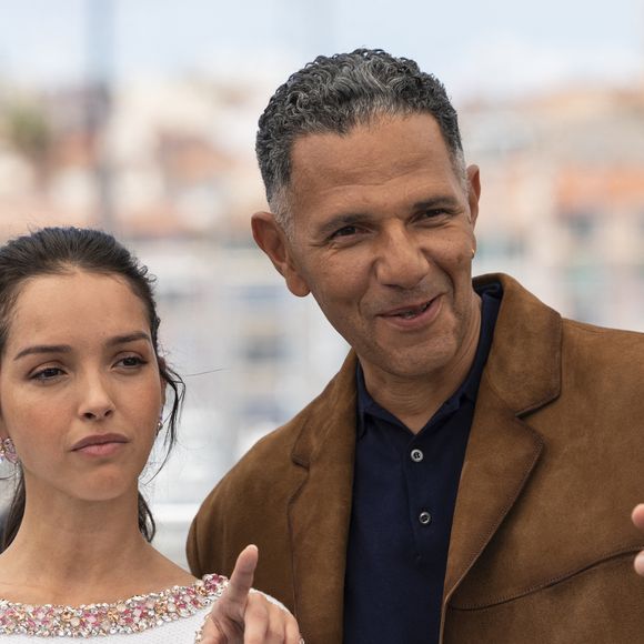 Roschdy Zem, Lyna Khoudri - Photocall du film "13 Jours 13 Nuits" lors du 78ème Festival International du Film de Cannes le 24 mai 2025. © Jacovides-Moreau/Bestimage