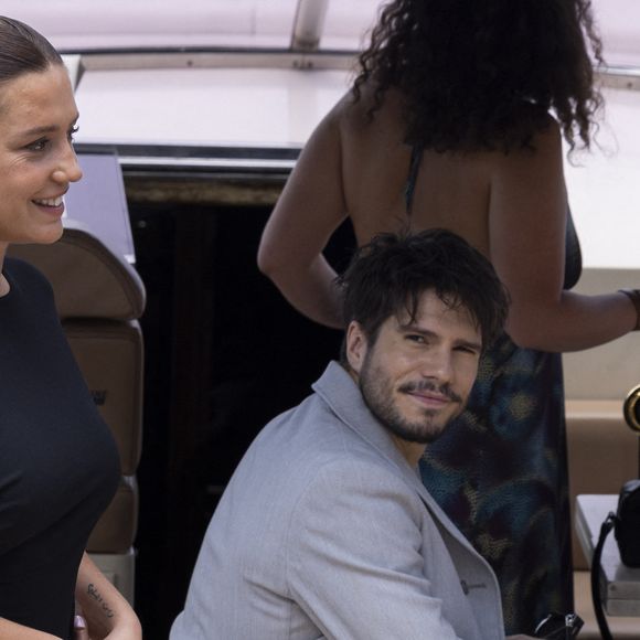 Adèle Exarchopoulos et François Civil - Arrivées au défilé de mode Jacquemus Cruise "La Casa" à la Casa Malaparte à Capri, Italie, le 10 juin 2024. © Borde-Da Silva/Bestimage