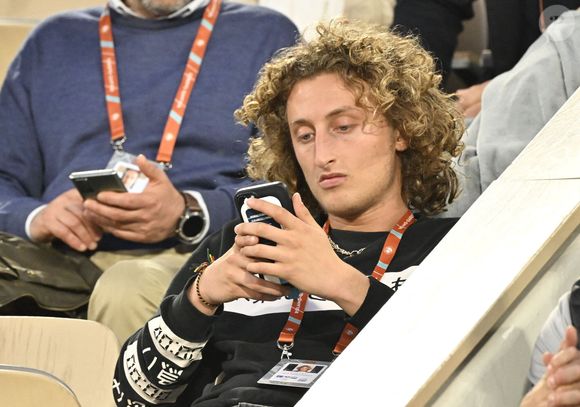 Joalukas Noah - Célébrités dans les tribunes des Internationaux de France de tennis de Roland Garros 2024 à Paris le 2 juin 2024. © Moreau-Jacovides/Bestimage