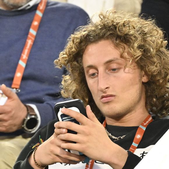 Joalukas Noah - Célébrités dans les tribunes des Internationaux de France de tennis de Roland Garros 2024 à Paris le 2 juin 2024. © Moreau-Jacovides/Bestimage