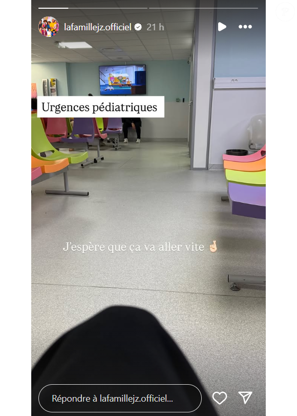 Elle indique avoir été obligée d'aller aux urgences pour sa petite Romane, 2 ans et demi.

Raoudha Jean-Zéphirin (Familles nombreuses) donne des nouvelles de sa fille Romane hospitalisée, sur Instagram le 9 octobre 2025.