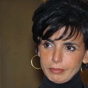 La ministre française de la Justice Rachida Dati à l'ambassade d'Espagne à Paris, France, le 7 janvier 2009, lors d'une cérémonie de remise de décorations espagnoles à des juges français. Rachida Dati a donné naissance à une petite fille, Zohra, à Paris le 2 janvier. Photo par Giancarlo Gorassini/ABACAPRESS.COM