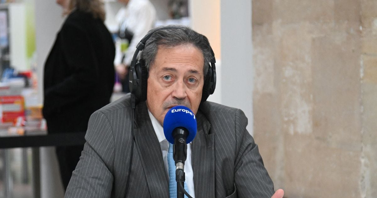 Georges Fenech sur un plateau de télévision