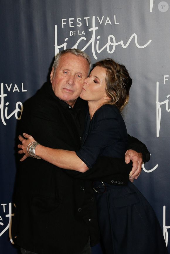 Samantha Renier et Yves Renier lors de la 20e édition du Festival de fiction TV, le 13 septembre 2018 à La Rochelle, France .Photo de Thibaud MORITZ ABACAPRESS.COM