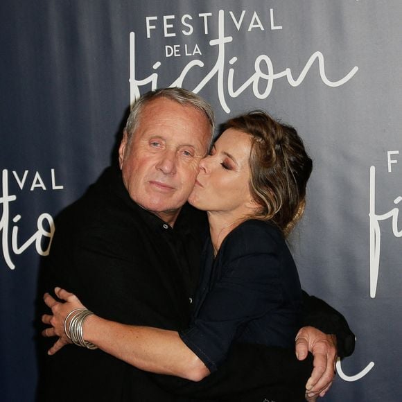 Samantha Renier et Yves Renier lors de la 20e édition du Festival de fiction TV, le 13 septembre 2018 à La Rochelle, France .Photo de Thibaud MORITZ ABACAPRESS.COM