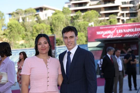Marie et Louis Ducruet - Le prince de Monaco a inauguré l'exposition "Monaco et les Napoléon(s) - Destins croisés", au Grimaldi Forum à Monaco, le 10 juillet 2025. Claudia Albuquerque / Bestimage