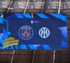 Une vue générale du tableau d'affichage à l'intérieur de la Munich Football Arena en Allemagne, avant la finale de la Ligue des champions de l'UEFA. Mike Egerton/PA Wire.