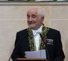 Comme le veut la tradition, Guy Savoy a prononcé un discours, concluant : "Je suis tellement impressionné et heureux de n’avoir devant moi que des gourmands”.

Guy Savoy - Le chef français multi étoile, Guy Savoy, vient d'être officiellement installé comme membre de l'Académie des Beaux-Arts.

© Julien Sarkissian/Bestimage