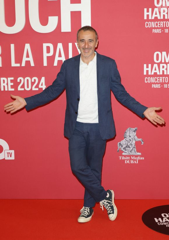 Élie Semoun au photocall du Concerto pour la paix de Omar Harfouch au Théâtre des Champs-Elysées à Paris le 18 septembre 2024. © Coadic Guirec / Bestimage