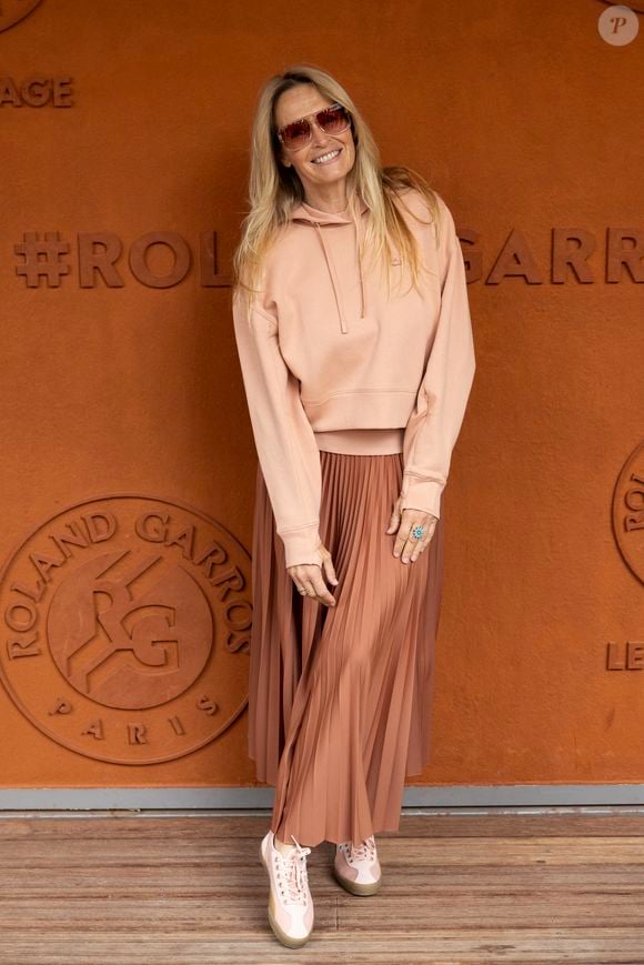 Estelle Lefébure au village lors des Internationaux de France de Tennis de Roland Garros 2025, à Paris, France, le 5 Juin 2025. © Jacovides-Moreau/Bestimage