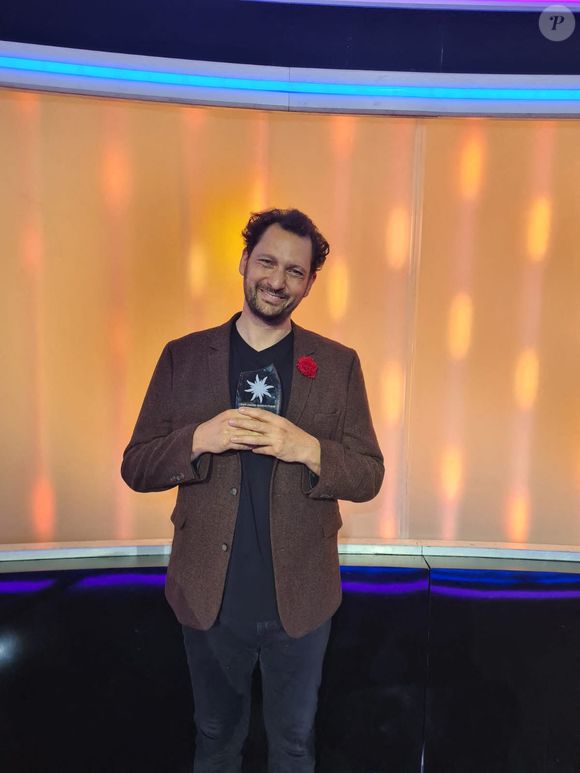 Exclusif - Éric Antoine a reçu son prix sur le plateau de La Roue De La Fortune - Première édition du Multi Screen Grand Prix © Jack Tribeca / Bestimage
