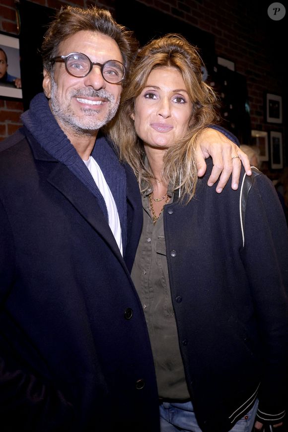 Caroline Ithurbide ( enceinte ) et son mari le comedien Polo Anid à la générale du nouveau spectacle musical de A.Goude "Tout va mâle ?" au théâtre du Grand Point Virgule à Paris le 13 octobre 2025.
© Cédric Perrin / Bestimage