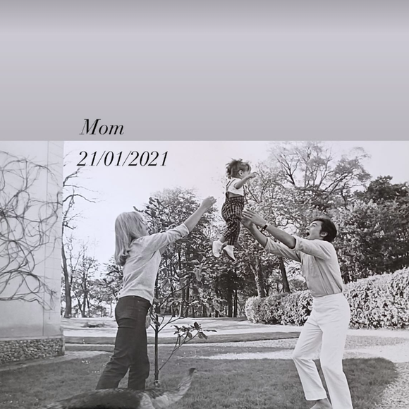 Anthony Delon dévoile une belle photo d'archive.